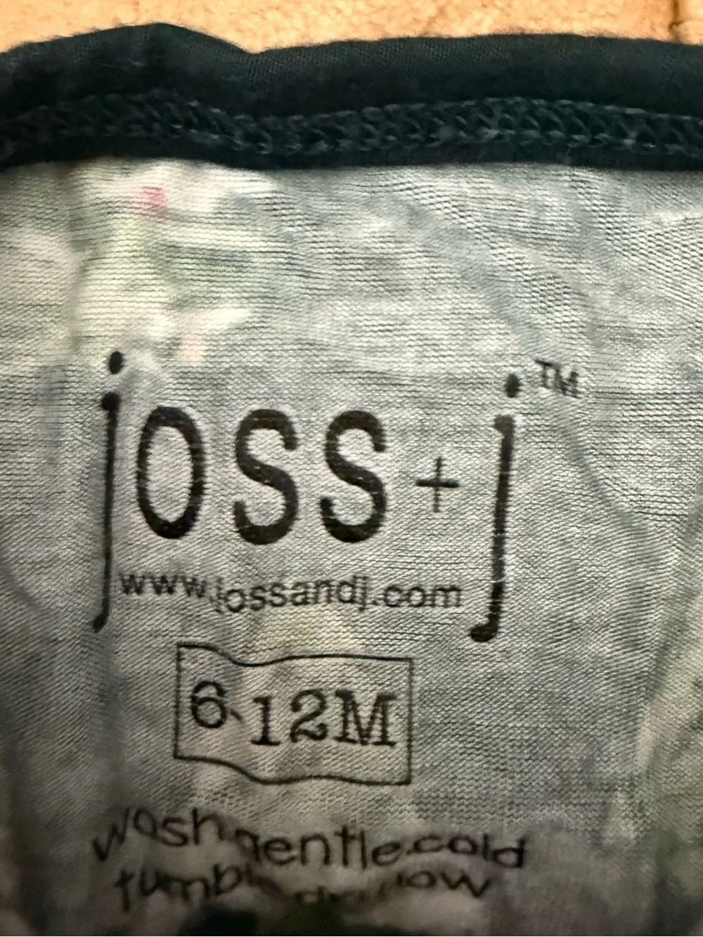 Joss + J Footie 6-12M